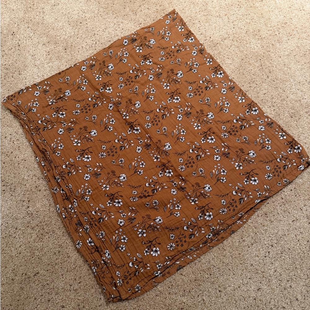 Mebie Baby Vintage Floral Cotton Muslin Baby Swaddle